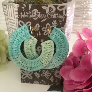 ☀️Jewelry 2 for $20☀️ Matilda Jane Pretty Palace Raffia Earrings